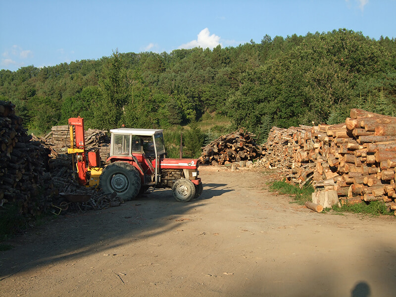 Dépot pour la livraison de bois de chauffage près de Seyne